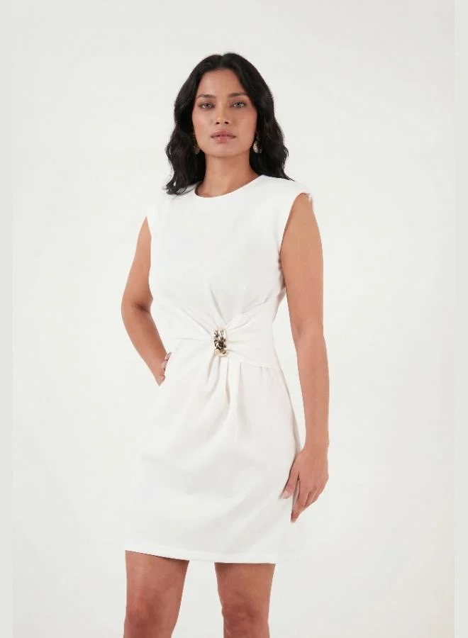 Lela  Lela Crew Neck Sleeveless Mini Dress Women's Dress 6525719 for Women | Best Price UAE