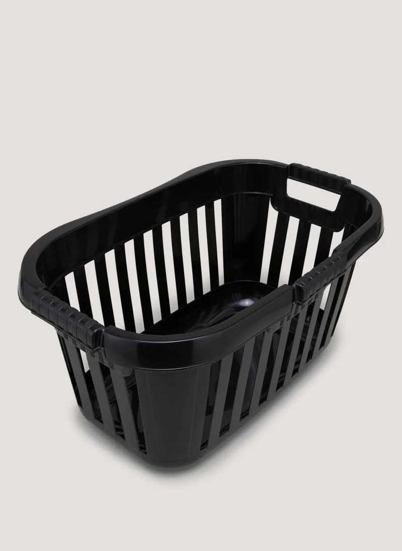 Matalan Plastic Laundry Basket (31.5cm x 59cm x 35cm)