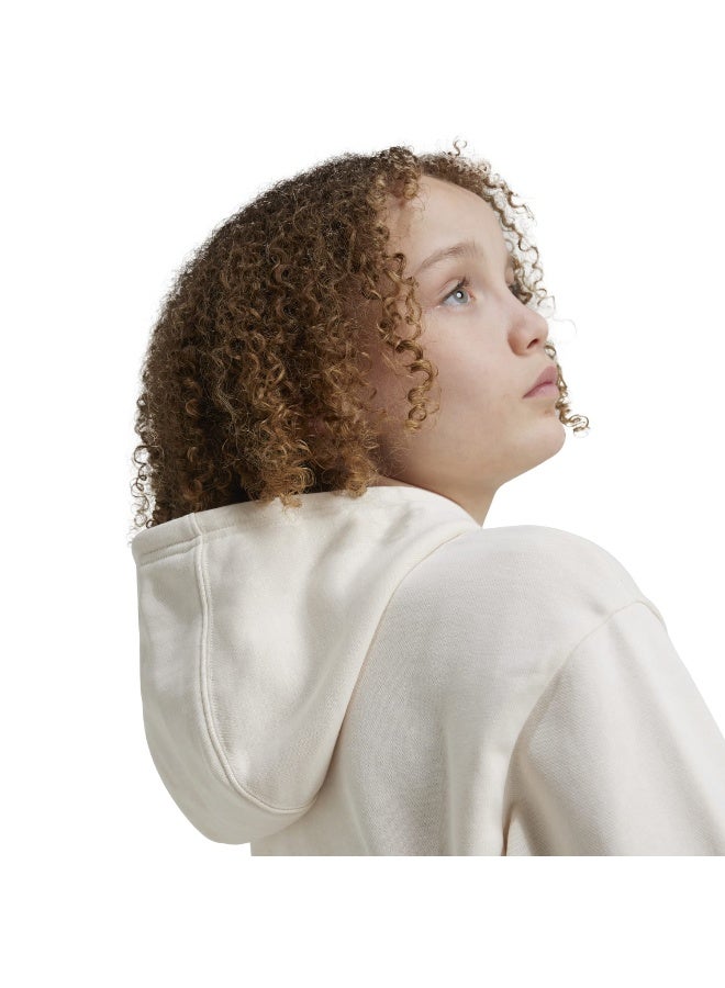 Adidas adidas CROPPED HOODIE White Originals Kids SWEATSHIRTS  - Image 5