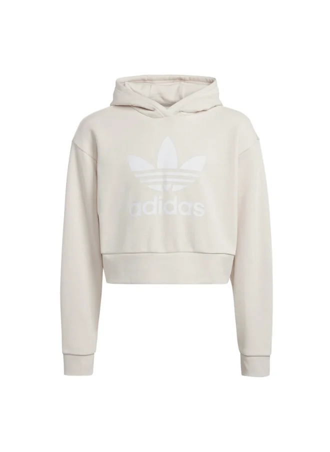 Adidas adidas CROPPED HOODIE White Originals Kids SWEATSHIRTS