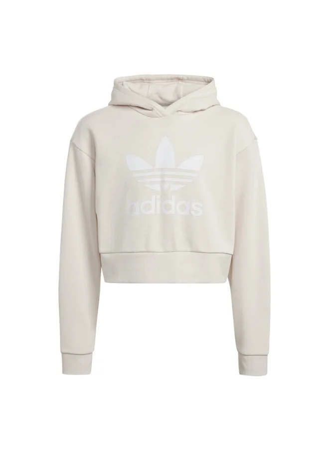 Adidas adidas CROPPED HOODIE White Originals Kids SWEATSHIRTS