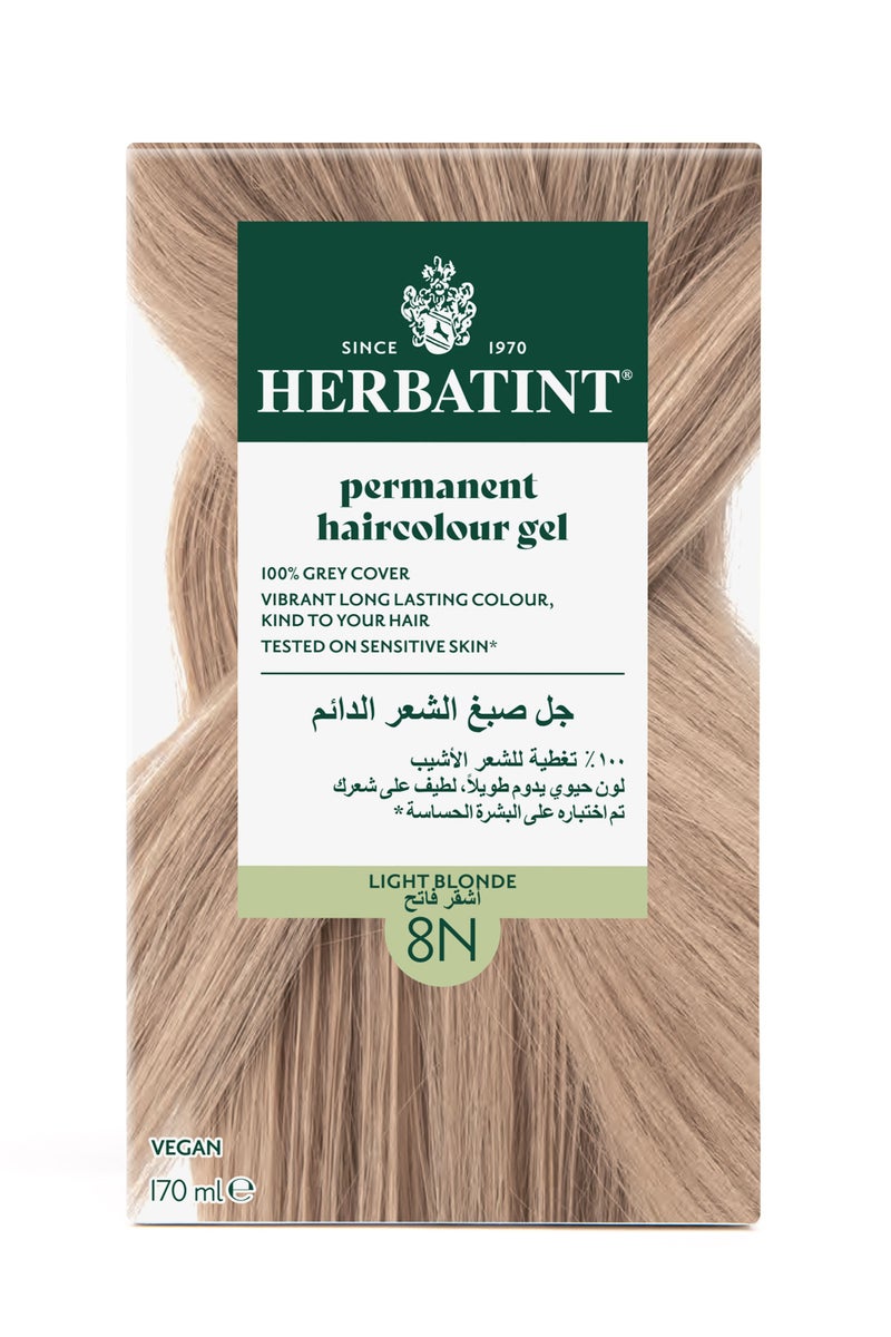 Herbatint Hair Color 8N Light Blonde - Image 1