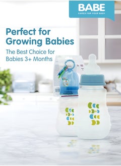 Babe Baby Feeding Bottle - 150ml / 5oz | Safe & Comfortable for Babies Mix colour - pzsku/Z337D20F4B5359E44EBE8Z/45/1741259541/ebc52276-2e47-45c5-83b4-52ebd69e38b2