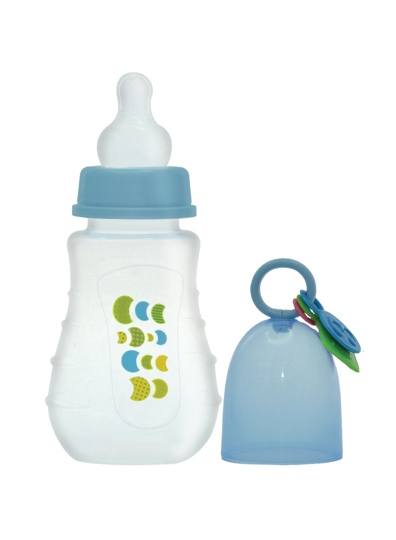 Babe Baby Feeding Bottle - 150ml / 5oz | Safe & Comfortable for Babies Mix colour - Image 1