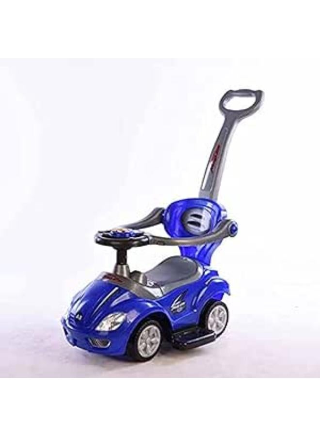 Cool Baby Kid's Pull-Along Wagon Car with Barriers & Foot Pedals