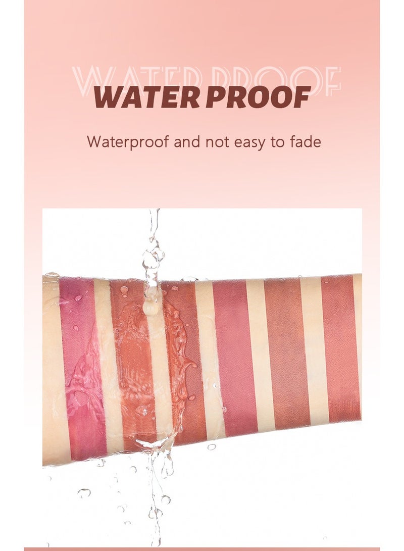 pudaier Pudaier Water Mist Liquid Lipstick: Rich Pigmentation & Hydrating Matte Finish Waterproof, Smudge-Proof, Long-Lasting Comfort – Shade 06#  - Image 3