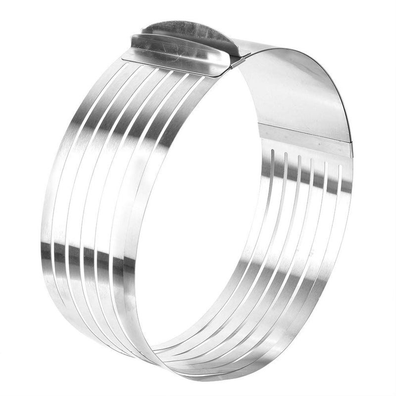 Fdit Adjustable Cake Mold 25-30cm Stainless Steel Baking Ring Non Stick Coating Smooth Edges For Cake Cutting And Baking - Image 3