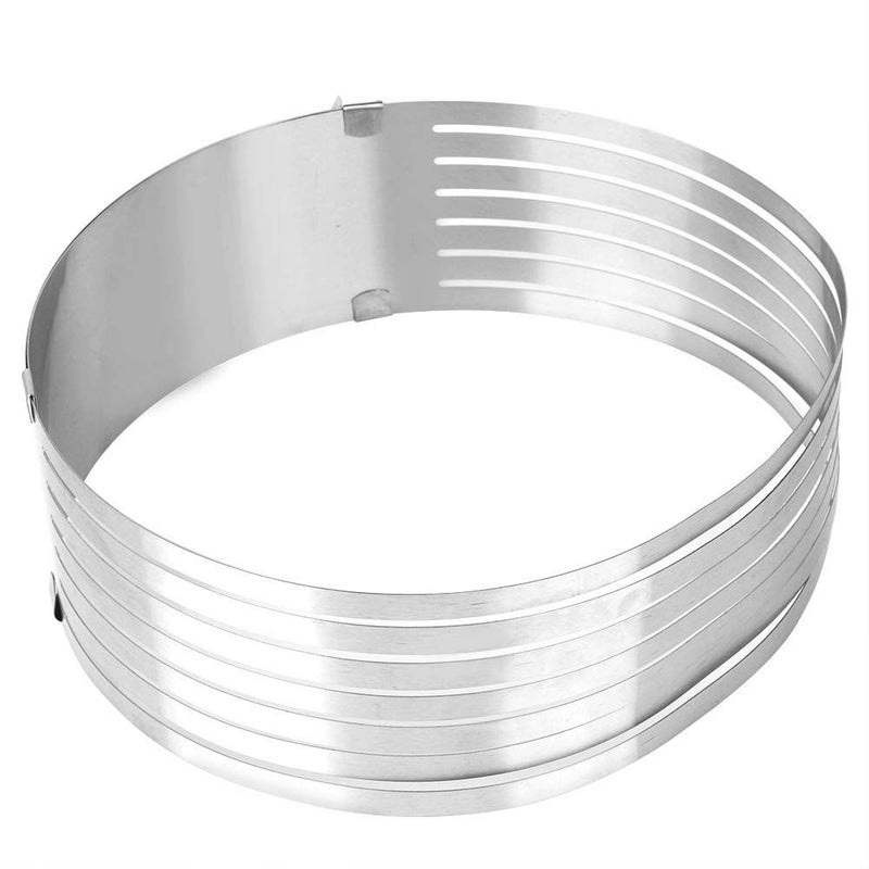 Fdit Adjustable Cake Mold 25-30cm Stainless Steel Baking Ring Non Stick Coating Smooth Edges For Cake Cutting And Baking - Image 5