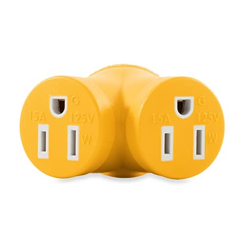 Camco 55438 PowerGrip (30M/2 x 15F) 4-Prong Generator Adapter - Image 2