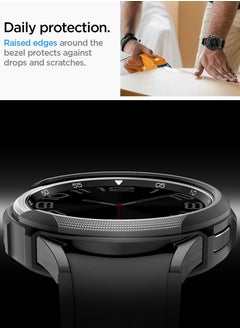 Spigen Liquid Air for Samsung Galaxy Watch 6 Classic 47mm Case Cover Flexible Lightweight TPU (2023) - Matte Black  - Image 5