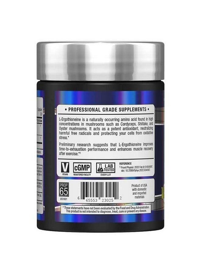 Allmax مكمل الأداء الرياضي والتعافي ALLMAX EGT20+ مع L-Ergothioneine وكورديسيبس، دعم مضاد للأكسدة وعوامل التكيف، 30 كبسولة نباتية - Image 3