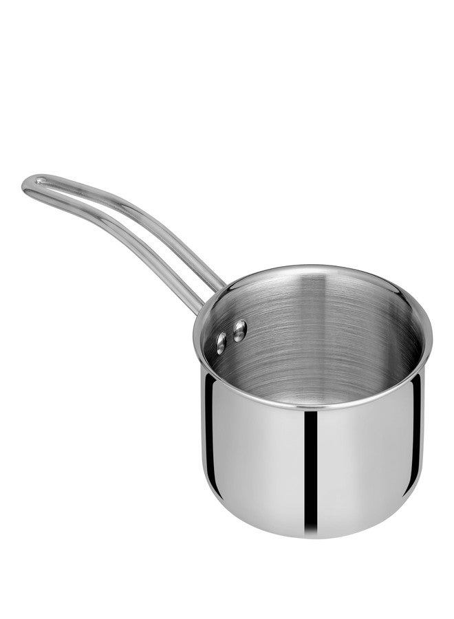 CHAKMAK Stainless Steel ARES TRIPLY DEEP KADHAI with LID WRH 24CM, Saucepan WRH 16CM and FRYPAN WRH 20CM COOKWARE 3 PCS Combo Set - Image 5
