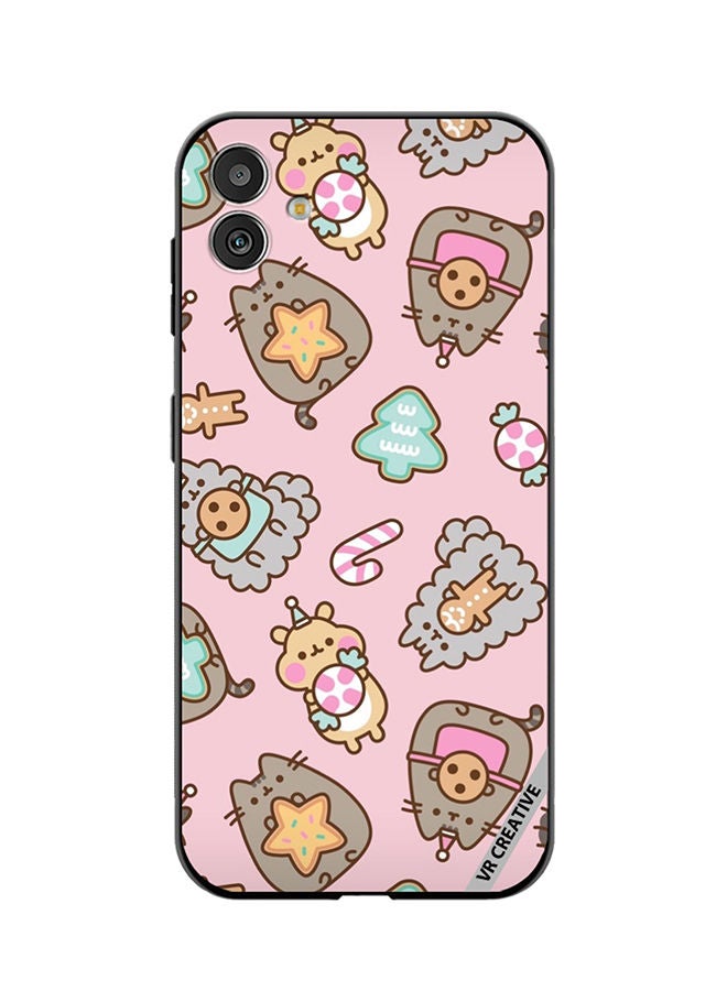 VR CREATIVE Protective Case Cover For Samsung Galaxy M13 5G Business Cat Design Multicolour - Image 1