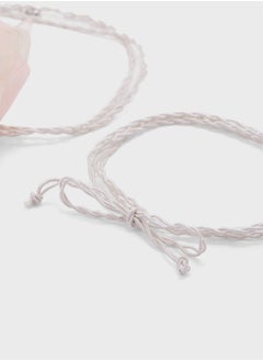 Ginger Oversized Floral Tie Up Choker Necklace  - Image 3