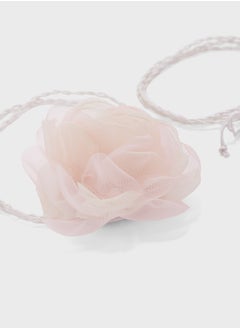 Ginger Oversized Floral Tie Up Choker Necklace  - Image 2