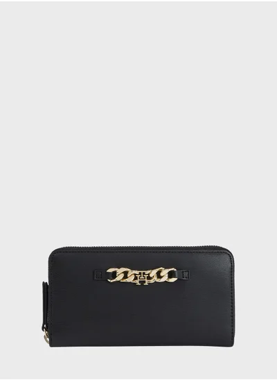 TOMMY HILFIGER Luxe Zip Around Large Clutch