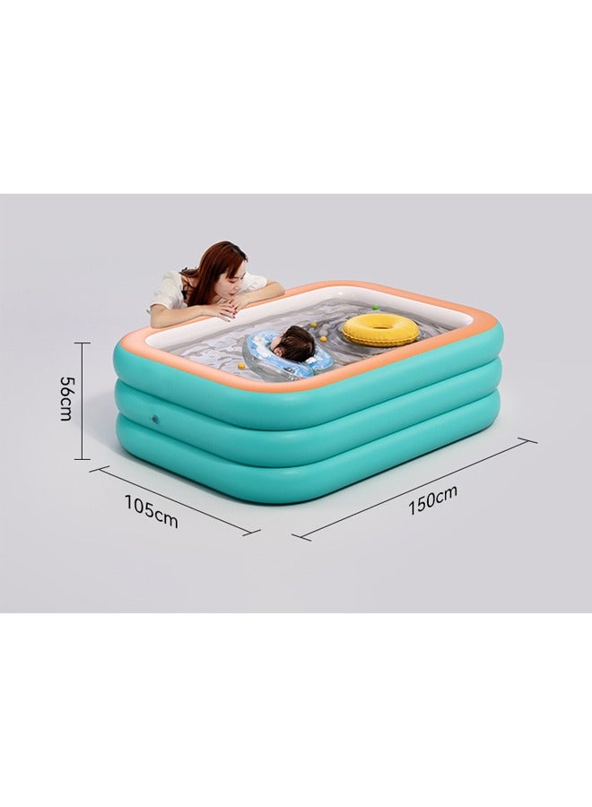 KLNAMAEAAN Inflatable 3 Layer Swimming Pool 150 CM - Image 2