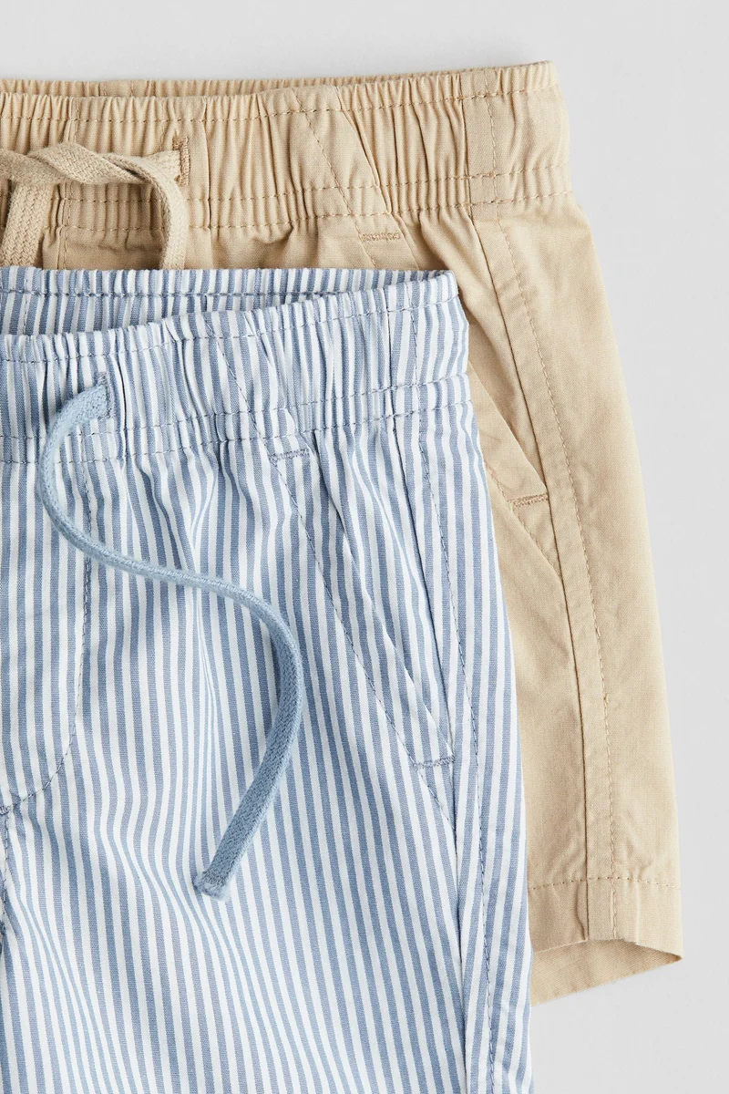 اتش اند ام 2-pack cotton shorts