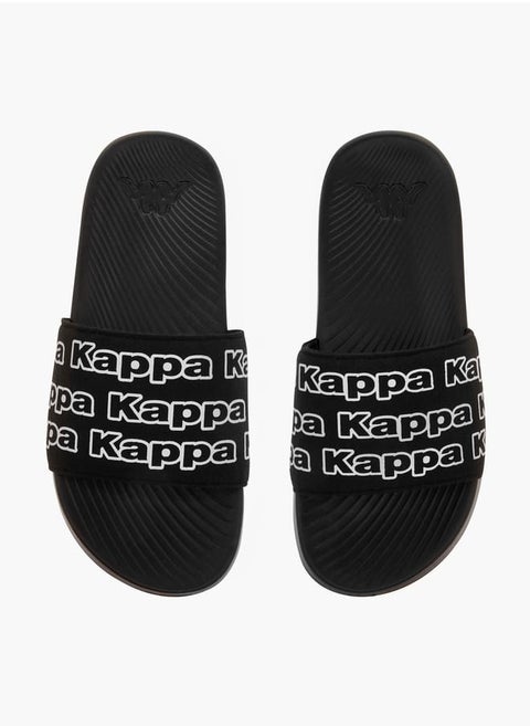 Girls' Logo Print Slip-On Slides