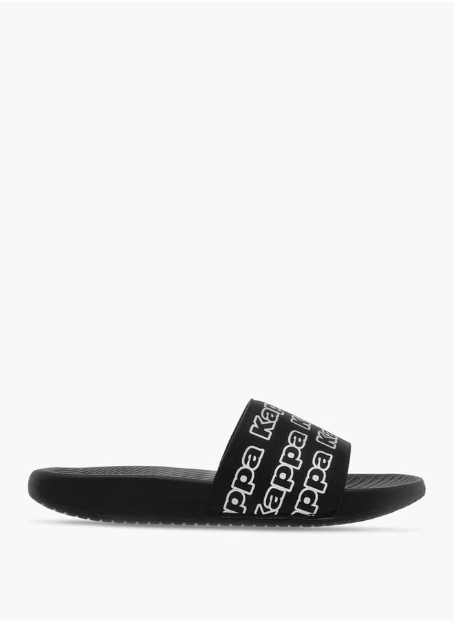 Kappa Girls' Logo Print Slip-On Slides