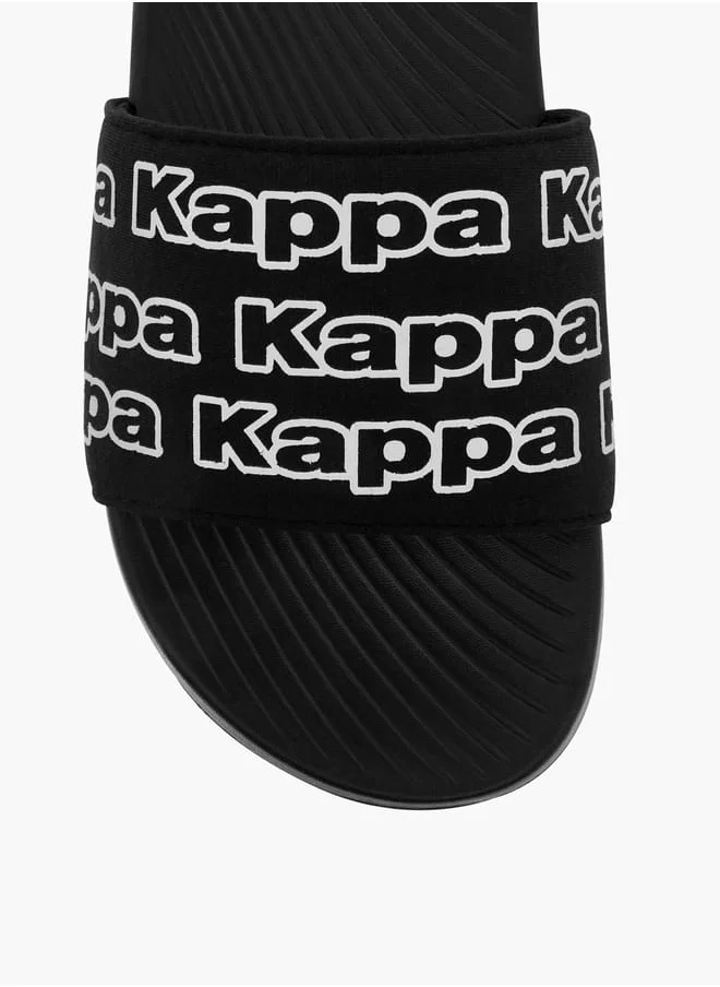 كابا Girls' Logo Print Slip-On Slides