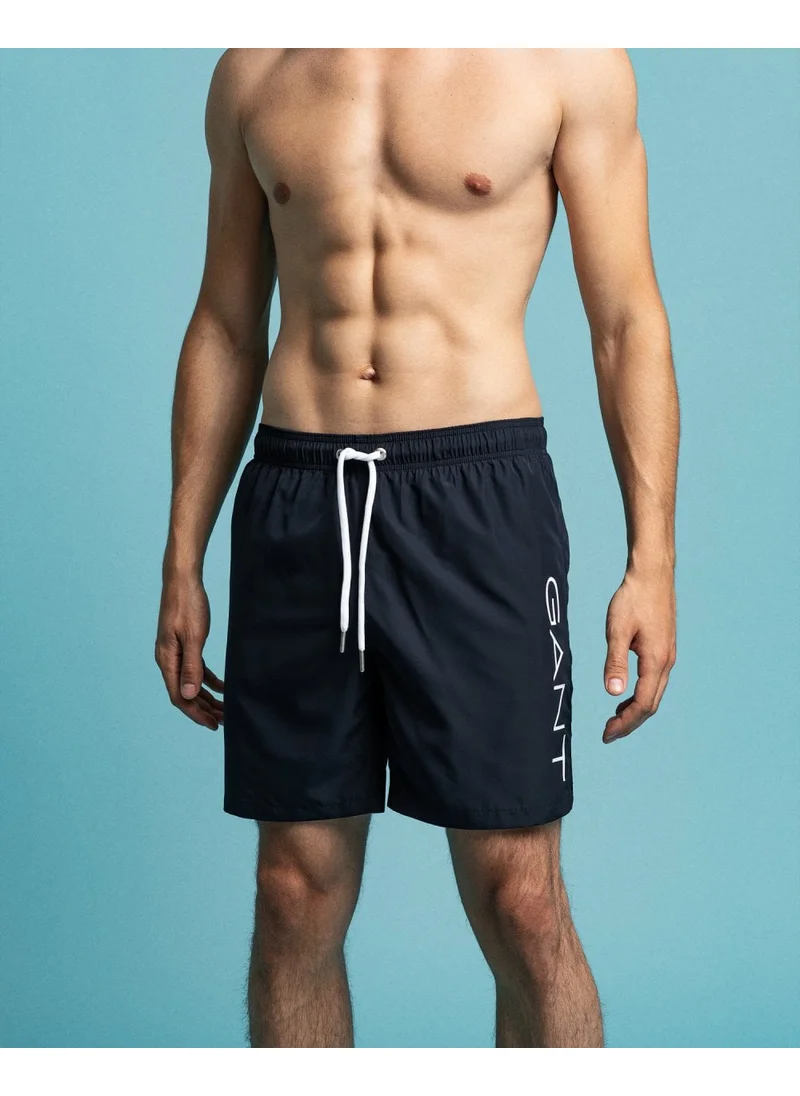 غانت Gant Long Cut Lightweight Logo Swim Shorts