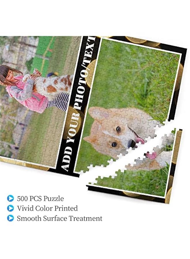 Puzzles from Photos Personalized Puzzles from Photos 1000/500 Pieces  Jigsaw Puzzle Gift for Family Lovers Birthday Mother's Day - Image 2