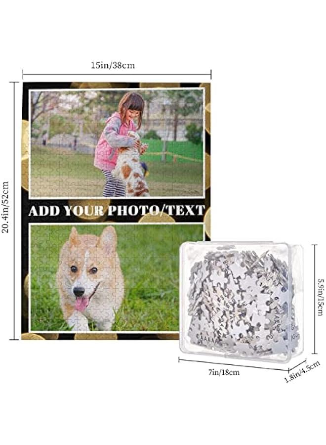 Puzzles from Photos Personalized Puzzles from Photos 1000/500 Pieces  Jigsaw Puzzle Gift for Family Lovers Birthday Mother's Day - Image 4