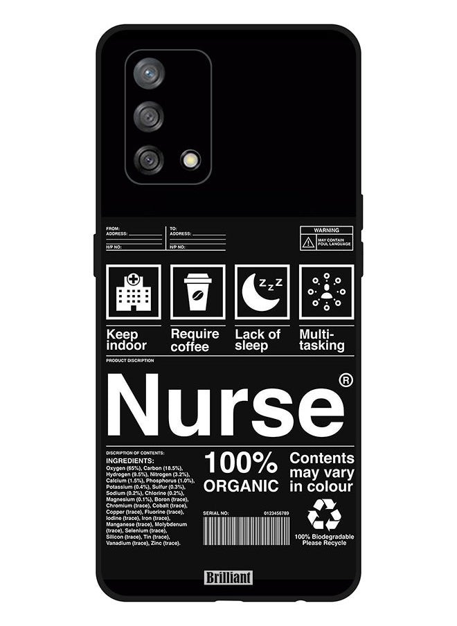 Brilliant - Protective Case Cover For Oppo A74 Nurse Sticker - Image 1