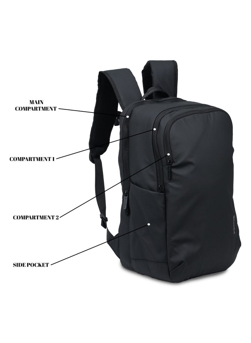 PRESIDENT Backpack Business Travel Durable Backpack with Waterproof Fashionable Multifunctional College School Backpack for Men And Women ( Black ) BPP3068 - Image 5
