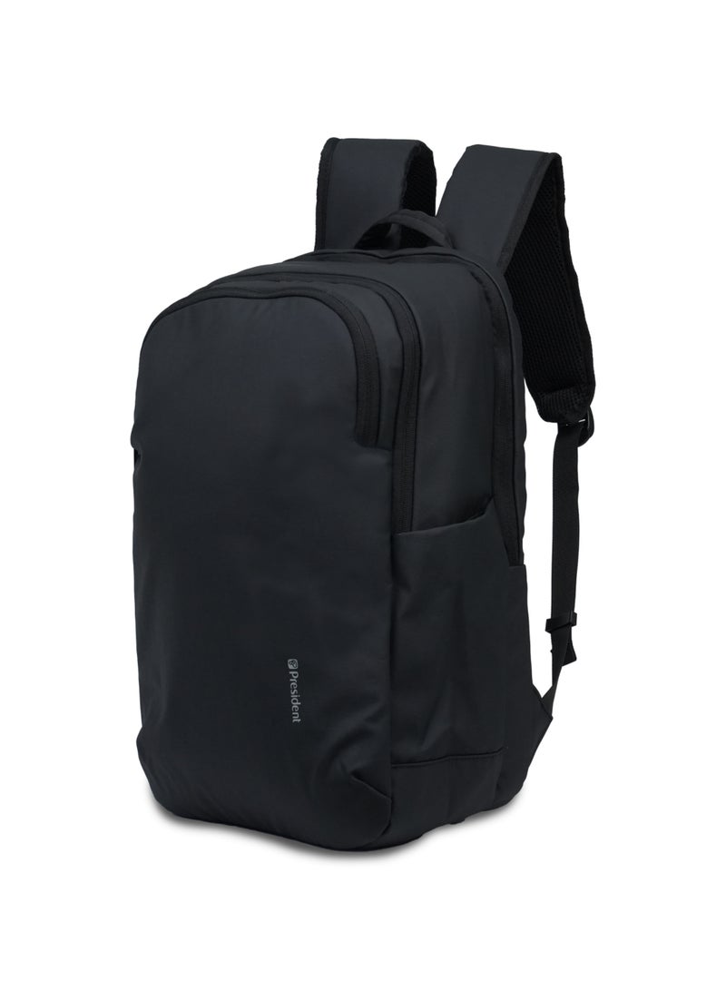 PRESIDENT Backpack Business Travel Durable Backpack with Waterproof Fashionable Multifunctional College School Backpack for Men And Women ( Black ) BPP3068 - Image 2
