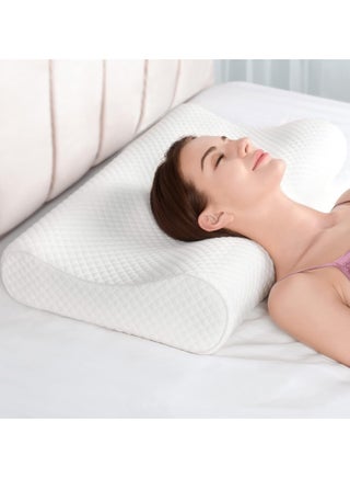 Memory Foam Pillow, Orthopedic Pillow for Neck Pain Strain Relief Cervical Contour Memory Foam Pillow Adjustable Orthopedic Sleeping Pillows for Side, Back and Stomach Sleepers - pzsku/Z337E274EFA3C1CD16305Z/45/1742230150/86ffa728-203c-4253-9ce3-5672ed645286