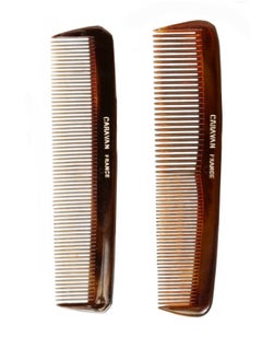 CARAVAN Tortoise Set Of 2 Shell Comb Pocket Teeth  - Image 2