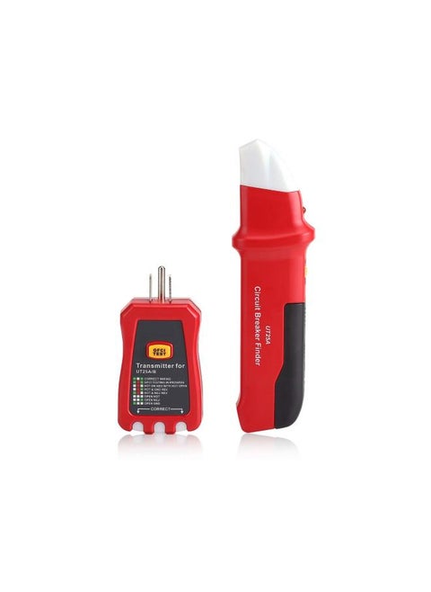 Circuit Finder, Professional Automatic Circuit Breaker Finder Sensitivity with LED Indicator Adjustable Socket Tester Diagnostic-Tool