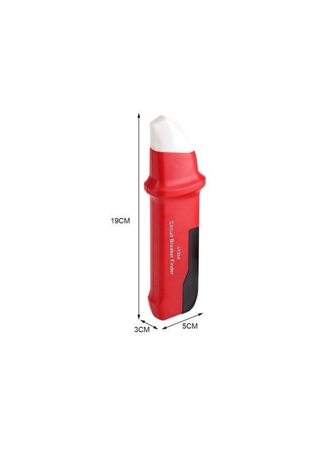 Circuit Finder, Professional Automatic Circuit Breaker Finder Sensitivity with LED Indicator Adjustable Socket Tester Diagnostic-Tool