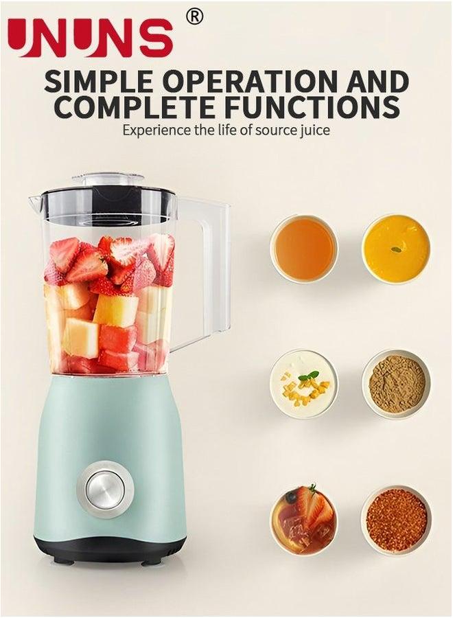 UNUNS Personal Size Blenders,Classic Retro Electric Pulse Blender,1.5 Liter +500ML Glass Pitcher,High Power 1500 Watts Crushes And Pulverizes Ice Cubes,Blend Smoothie,Crush Ice,Shakes - Image 3