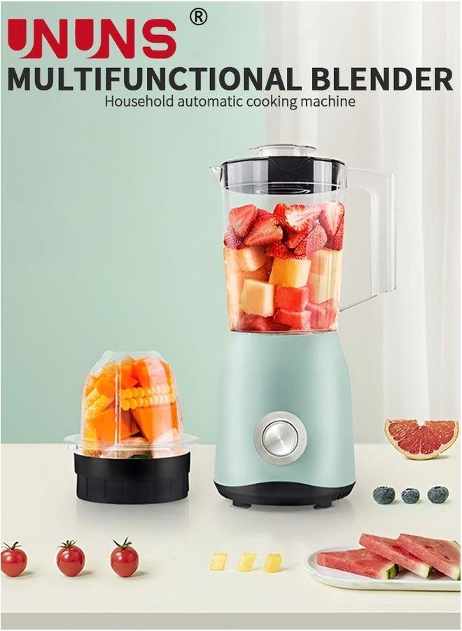 UNUNS Personal Size Blenders,Classic Retro Electric Pulse Blender,1.5 Liter +500ML Glass Pitcher,High Power 1500 Watts Crushes And Pulverizes Ice Cubes,Blend Smoothie,Crush Ice,Shakes - Image 2