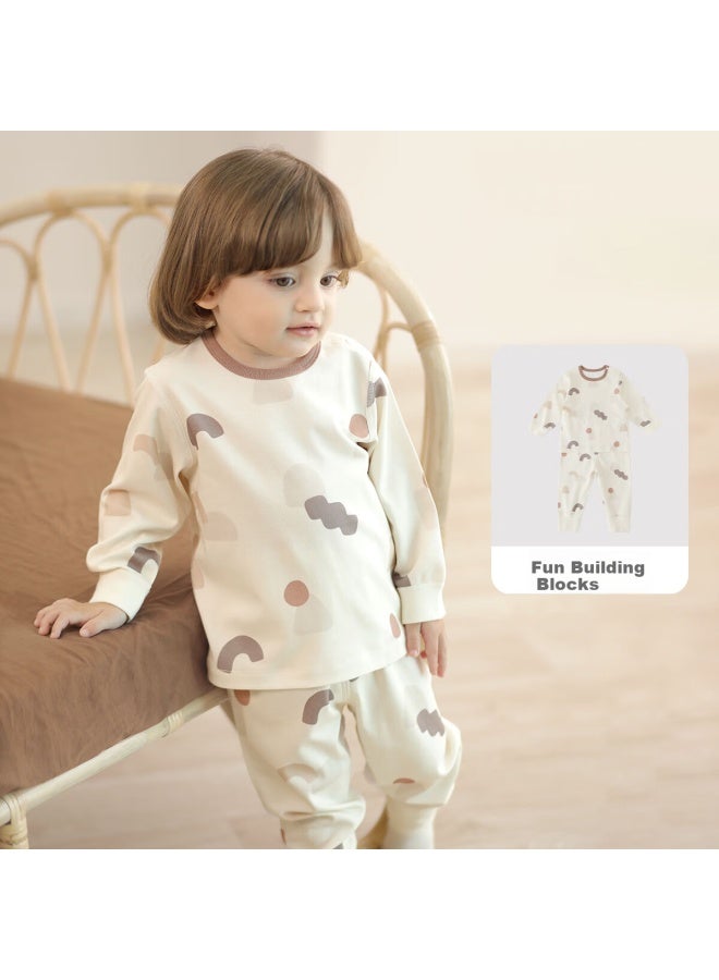 Balipig Bali Little Pig Baby Pajamas Autumn Boys Girls Homewear Infant Toddler Clothing Kids Thermal Underwear Set - Image 5