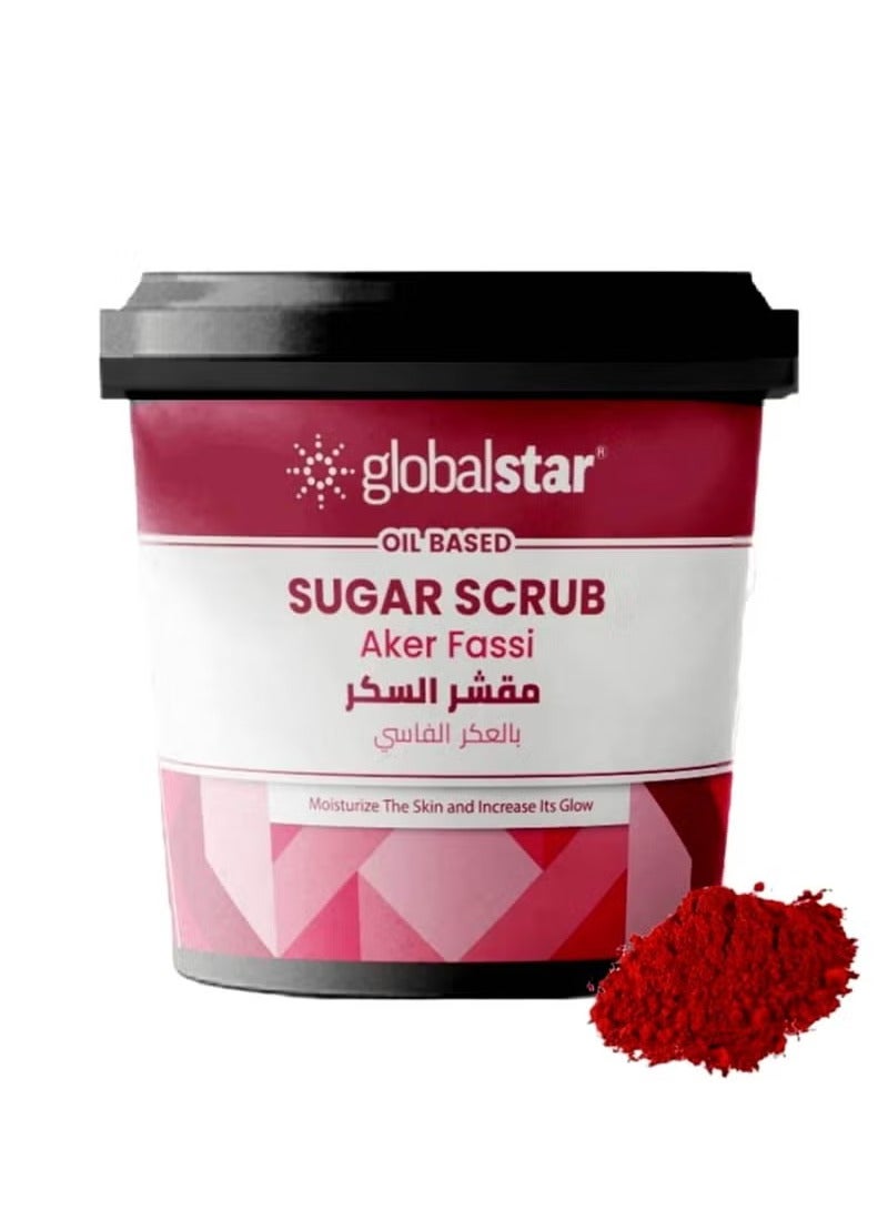 جلوبال ستار مقشر السكر للجسم بالعكر الفاسي 600 مل
