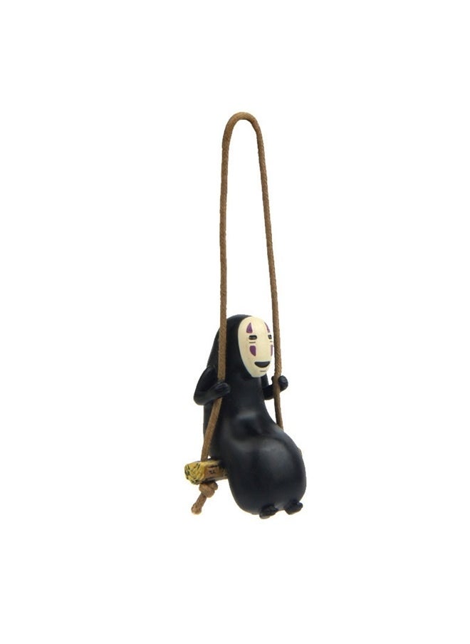 Generic Decorative Car Pendant，No Face Man Car Pendant Hanging Swing, Faceless Male Car Pendant, Anime Car Hanging Ornament Interior Decoration for Car Rearview Mirror, Home, Office  - Image 1