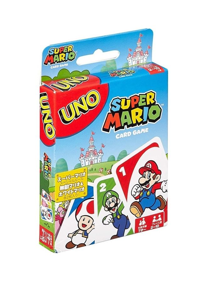 UNO Card Game Super Mario Theme 11.6 x 9 x 1.9cm - Image 5