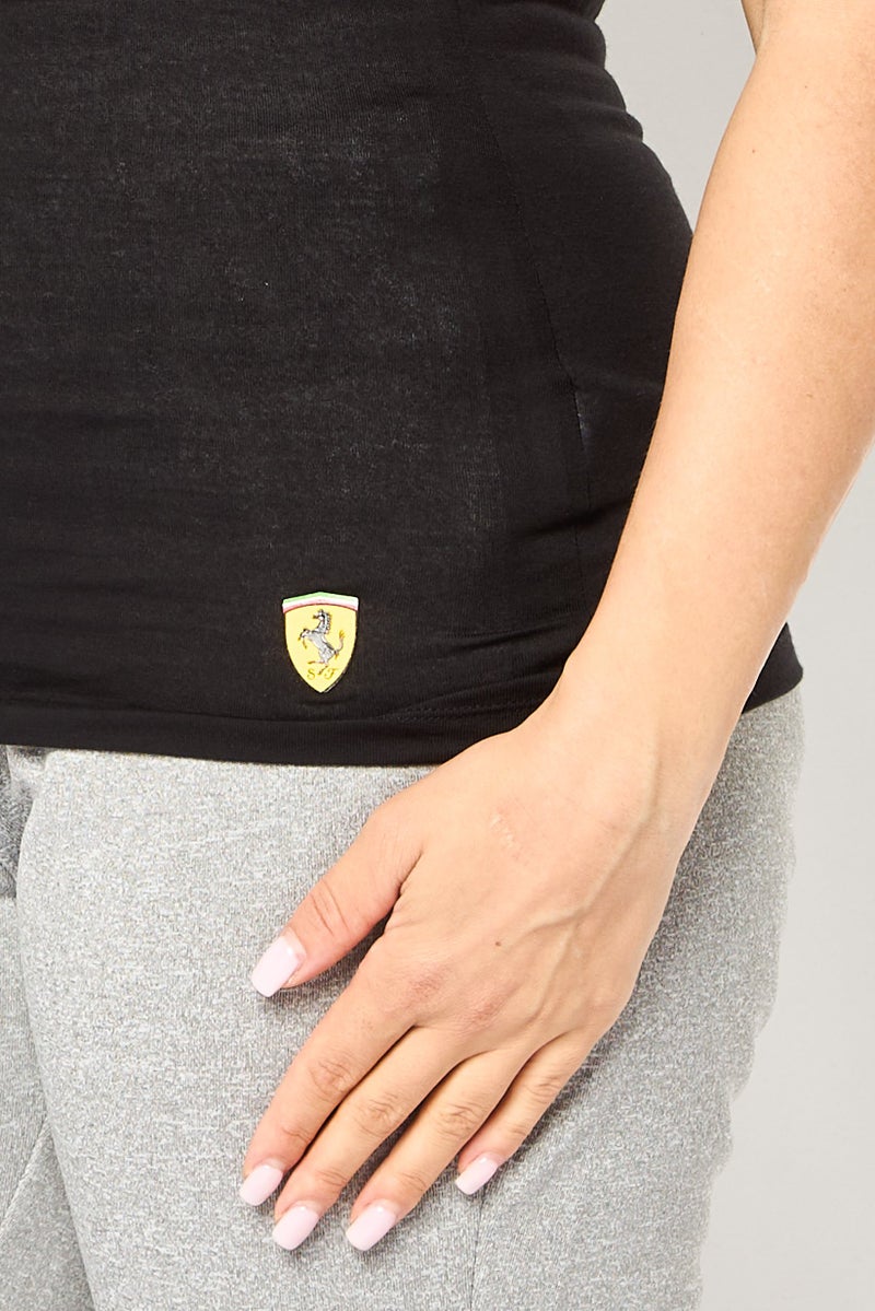 Puma x Scuderia Ferrari Women Sportswear Fit Brand Training Top, White - Image 3