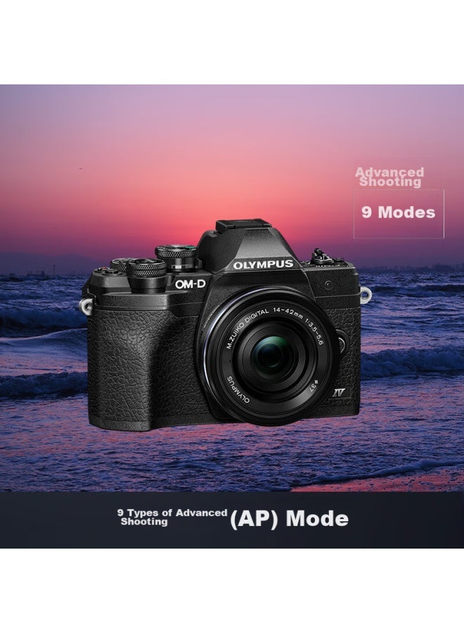 Olympus E-m10 Mark Iv Em10 Four-generation Mirrorless Camera Digital Camera Mirrorless Kit 20.3 Megapixels Black - Image 4