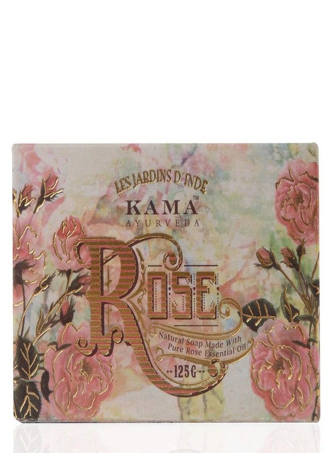 Kama Ayurveda Kama Ayurveda Natural Rose Soap, 125g  - Image 1