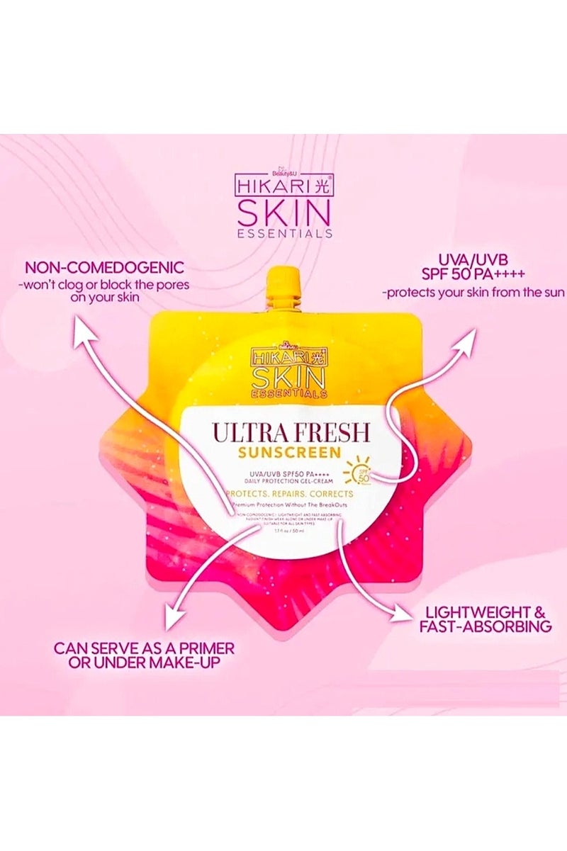 هيكاري واقي شمس ألترا فريش 50 مل - Image 3