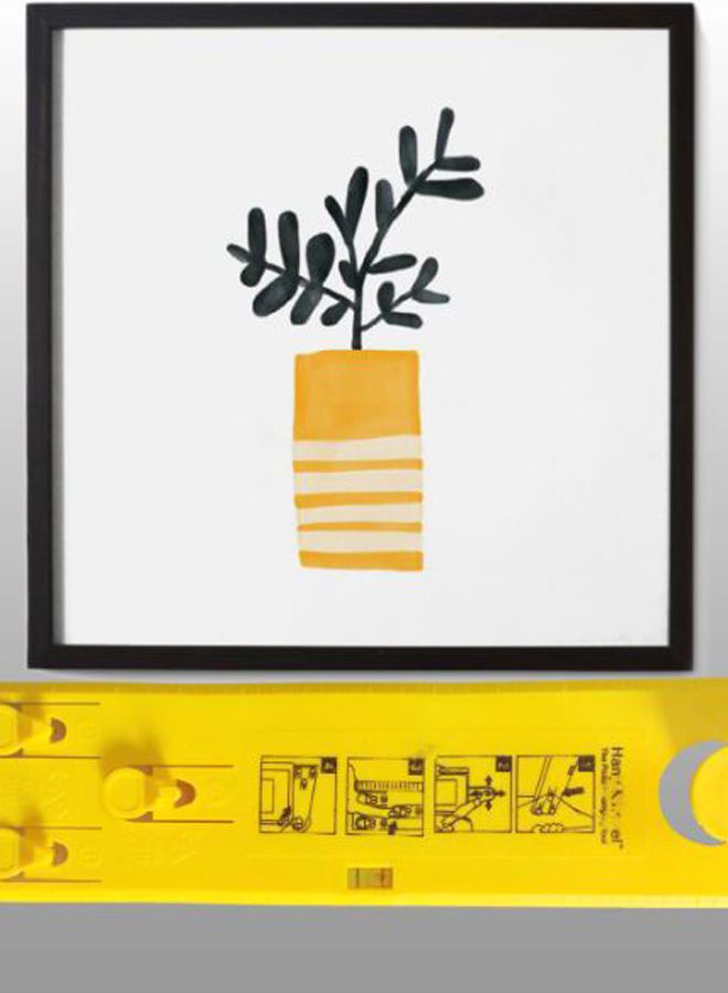 NIBEMINENT Picture Frame Hanging Level Marking Tool Yellow - Image 3