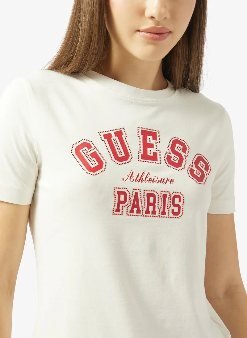 GUESS Anita Crew Neck Short Sleeve T-Shirt