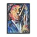 Stupell Industries Stupell Industries Expressive Jazz Saxophone Contemporary Musician Portrait, Designed by Allayn Stevens Black Framed  - Image 2