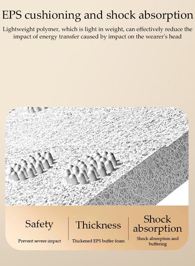 DUNISO 3C Certified Electric Vehicle Helmet，Winter Motorbike Half helmet with Long Goggles，Safe and Comfortable，Breathable, Sturdy and Durable，Unisex，Pink - Image 5