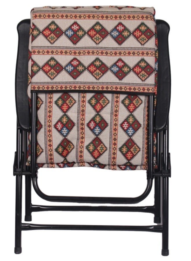 كادي ون كرسي تخييم قابل للطي مقعد تخييم مبطن خفيف الوزن بظهر مرتفع للتخييم في الهواء الطلق والشاطئ للتخييم و الرحلات - Image 4